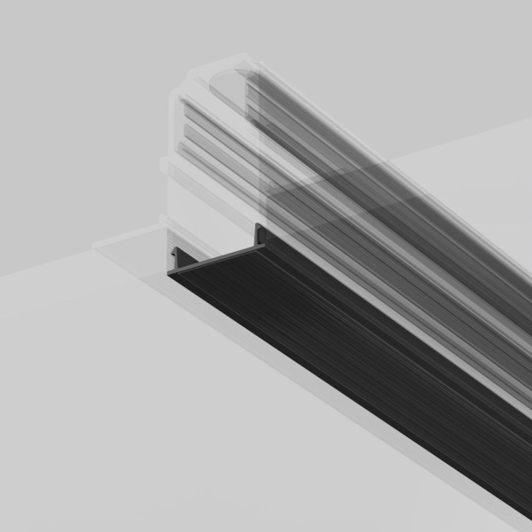 Декоративная накладка 1шт Exility черный