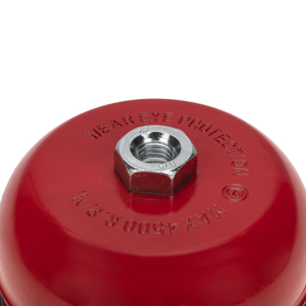 Щетка чашечная для УШМ, крученая стальная проволока, 150мм, М14 KRANZ