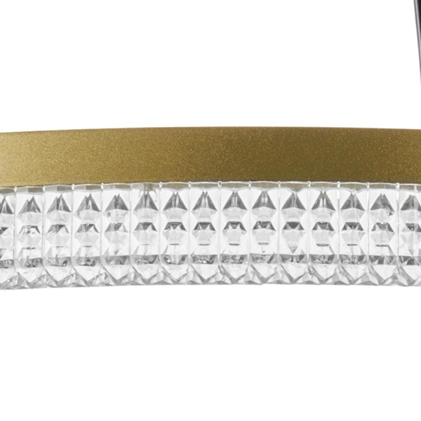 736181 Люстра ROTONDA 51W LED 2808LM 180G ЛАТУНЬ 3000K