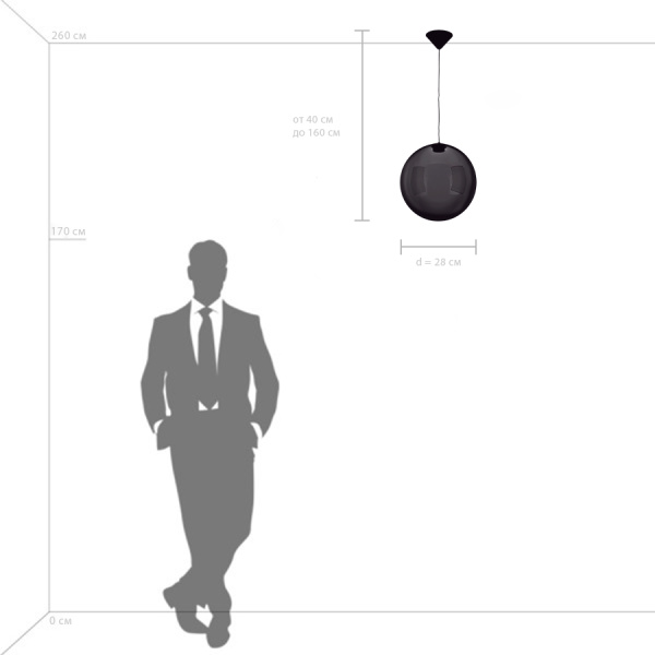 801020 Люстра SFERETTA LED 1х3W 145LM КОФЕЙНЫЙ/ПРОЗРАЧНЫЙ 3000K