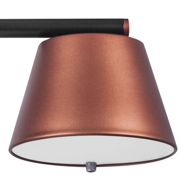 719233 Люстра CAPPE 3x40W GX53 ЧЕРНЫЙ/КРАСНЫЙ