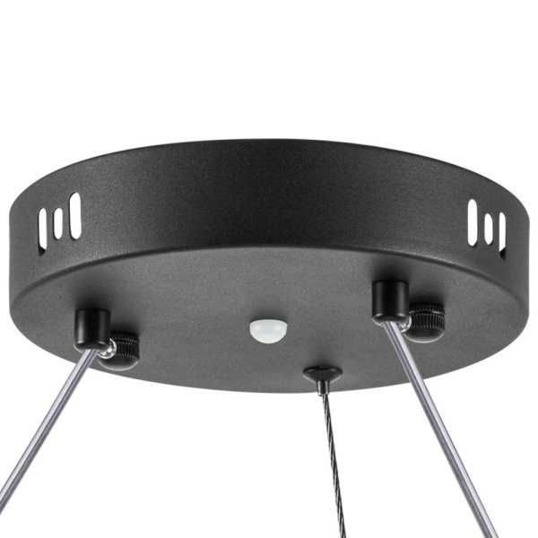736417 Люстра ROTONDA 134W LED 5480LM 120G ЧЕРНЫЙ 3000-6000K