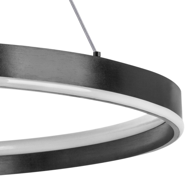 736417 Люстра ROTONDA 134W LED 5480LM 120G ЧЕРНЫЙ 3000-6000K