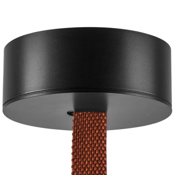 737117 Люстра PALLA 30W LED 2620LM 30G ЧЕРНЫЙ 3000K