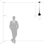 808117 Подвес FORMA 1х40W E14 ЧЕРНЫЙ