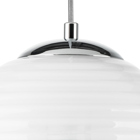 804101 Подвес DISSIMO 1х40W E27 ХРОМ/БЕЛЫЙ