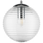 804001 Подвес DISSIMO 1х40W E27 ХРОМ/ПРОЗРАЧНЫЙ