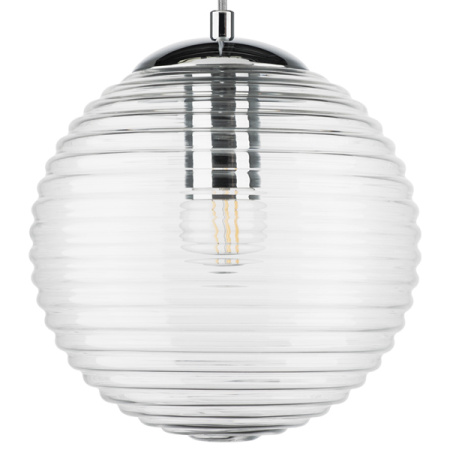 804001 Подвес DISSIMO 1х40W E27 ХРОМ/ПРОЗРАЧНЫЙ