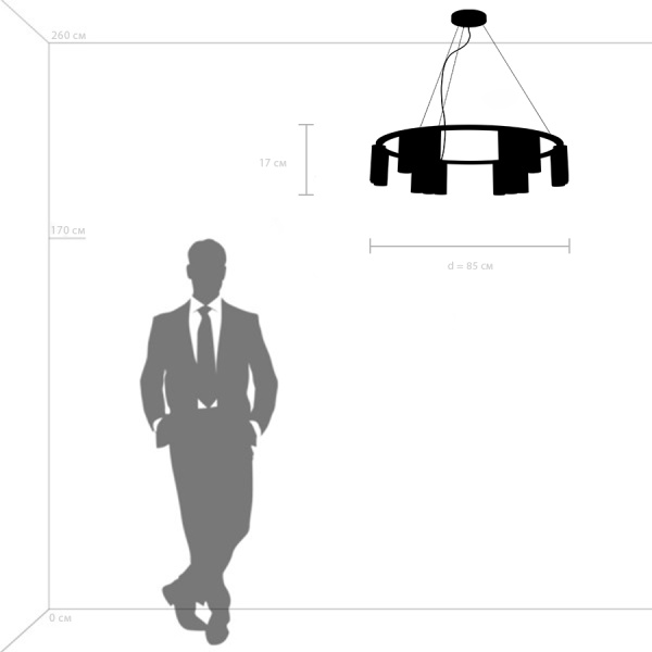 718183 Люстра ROMA 18х28W GU10 (led) CHAMPAGNE GOLD