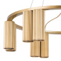 718123 Люстра ROMA 12х28W GU10 (led) CHAMPAGNE GOLD