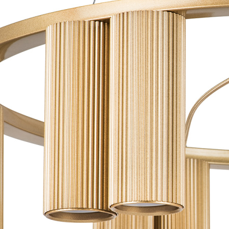 718123 Люстра ROMA 12х28W GU10 (led) CHAMPAGNE GOLD