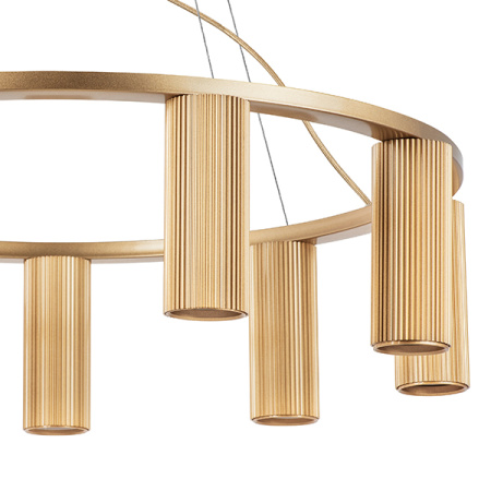 718093 Люстра ROMA 9х28W GU10 (led) CHAMPAGNE GOLD