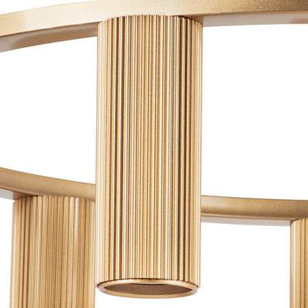 718093 Люстра ROMA 9х28W GU10 (led) CHAMPAGNE GOLD