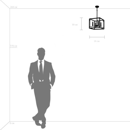713447 Люстра REGOLO 4х40W E14 ЧЕРНЫЙ МАТОВЫЙ/ЗОЛОТО