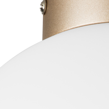 812023 Люстра GLOBO 1х40W E14 champagn gold/white