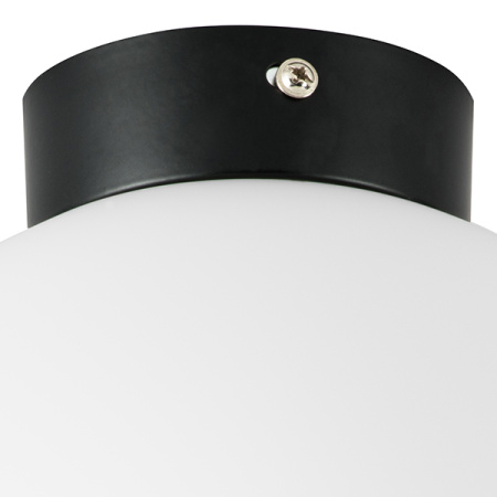 812027 Люстра GLOBO 1х40W E14 matt black/white