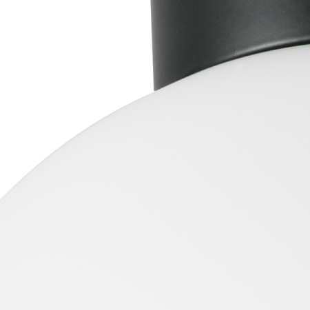 812027 Люстра GLOBO 1х40W E14 matt black/white