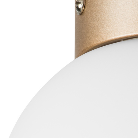 812013 Люстра GLOBO 1х40W E14 champagn gold/white