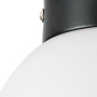 812017 Люстра GLOBO 1х40W E14 matt black/white