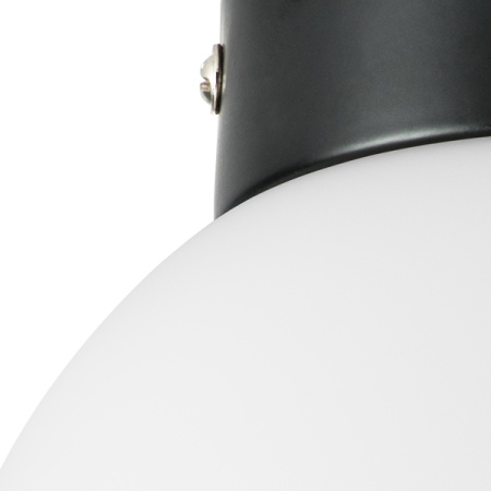 812017 Люстра GLOBO 1х40W E14 matt black/white