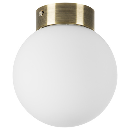 812011 Люстра GLOBO 1х40W E14 antique bronze/white