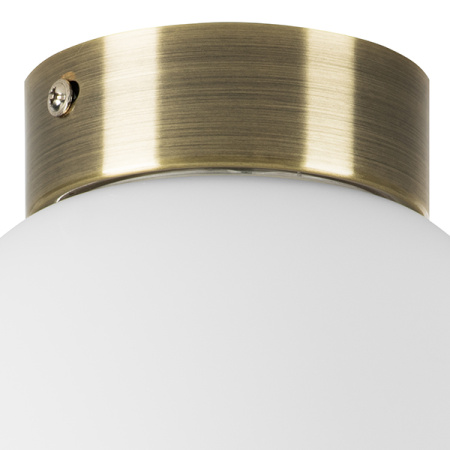 812011 Люстра GLOBO 1х40W E14 antique bronze/white