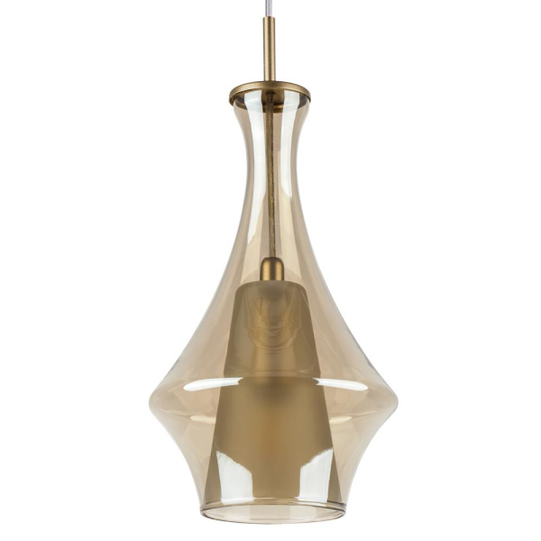 808013 Подвес FORMA 1х10W (led) E14 ШАМПАНЬ/КОНЬЯК