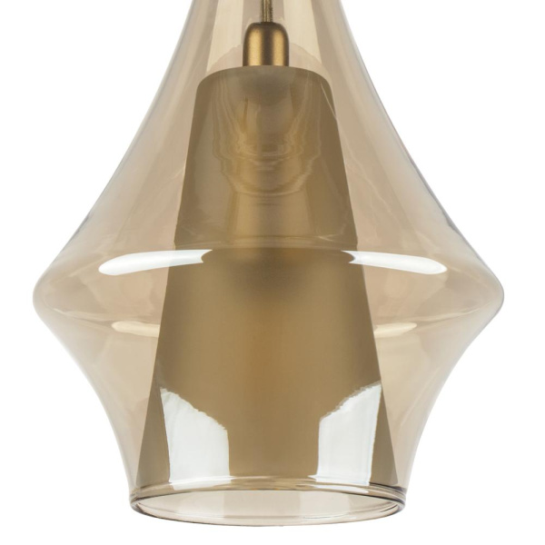 808013 Подвес FORMA 1х10W (led) E14 ШАМПАНЬ/КОНЬЯК