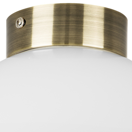 812111 Люстра GLOBO 1х40W E14 antique bronze/white