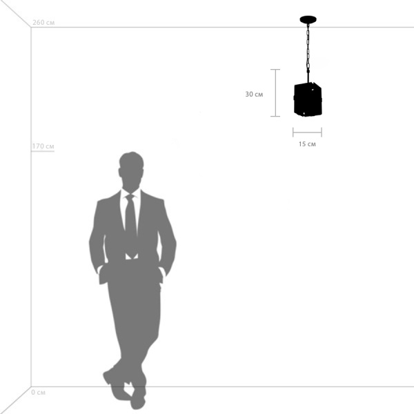 713217 Люстра NOVARA 1x40W E14 ЧЕРНЫЙ МАТОВЫЙ