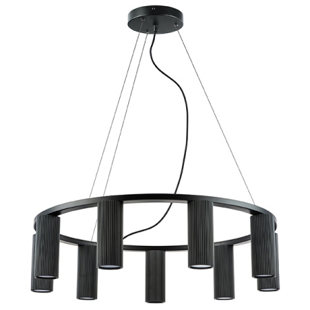 718097 Люстра ROMA 9х28W GU10 (led) MATT BLACK