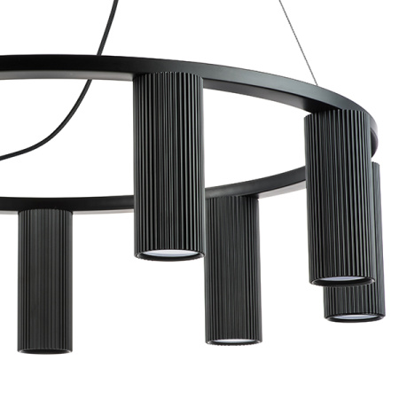 718097 Люстра ROMA 9х28W GU10 (led) MATT BLACK