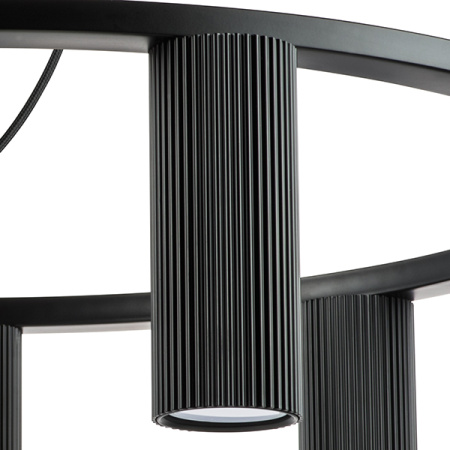 718097 Люстра ROMA 9х28W GU10 (led) MATT BLACK