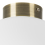 812031 Люстра GLOBO 1х40W E14 antique bronze/white