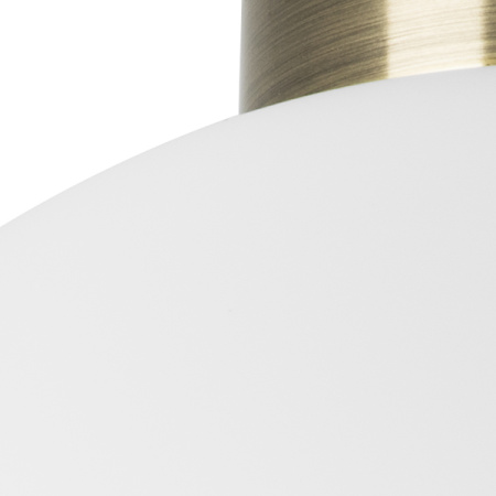 812031 Люстра GLOBO 1х40W E14 antique bronze/white