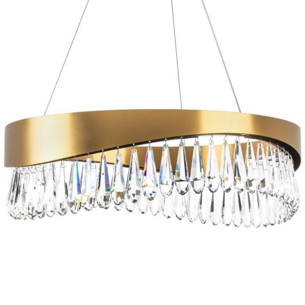 703163 Люстра HELIO 30W LED 2778LM ШАМПАНЬ 3500K