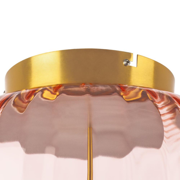 809062 Люстра CELESTA LED 1х12W 600LM ЗОЛОТО/РОЗОВЫЙ 3000K