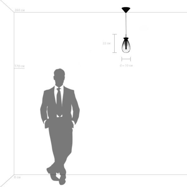 805118 Люстра COLORE LED 1х4W 220LM ЗОЛОТО/ДЫМЧАТЫЙ 3000K