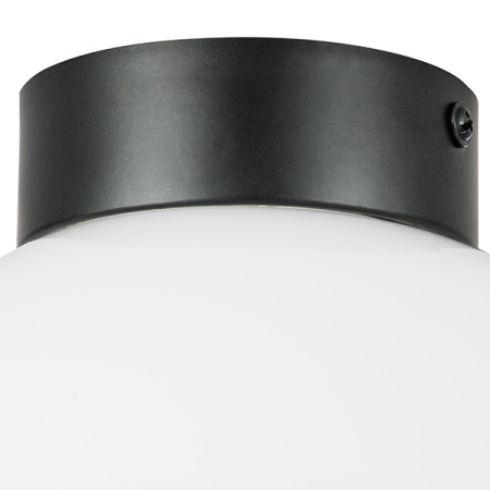 812117 Люстра GLOBO 1х40W E14 matt black/white