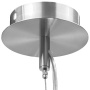 802110 Подвес NUBI 1х40W E27 ХРОМ/БЕЛЫЙ