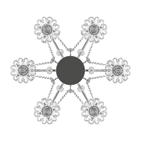 790064 Люстра SCHON 6x60W E14 Silver