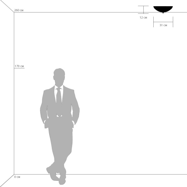 820234 Люстра ZUCCHE потол. 3х60W E14 ХРОМ