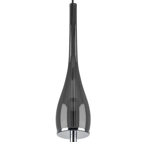 804401 Люстра ASTRA LED 12W 580LM ХРОМ/ДЫМЧАТЫЙ 3000K