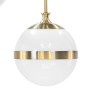 813191 Люстра GLOBO 9х40W E14 electroplating bronze/white