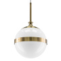 813131 Люстра GLOBO 3х40W E14 electroplating bronze/white