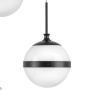 813137 Люстра GLOBO 3х40W E14 black/white