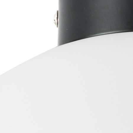 812037 Люстра GLOBO 1х40W E14 matt black/white