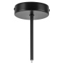 813117 Подвес GLOBO 1х40W E14 black/white