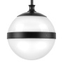 813117 Подвес GLOBO 1х40W E14 black/white