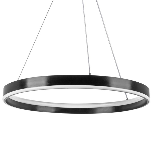 736407 Люстра ROTONDA 91W LED 2976LM 120G ЧЕРНЫЙ 3000-6000K